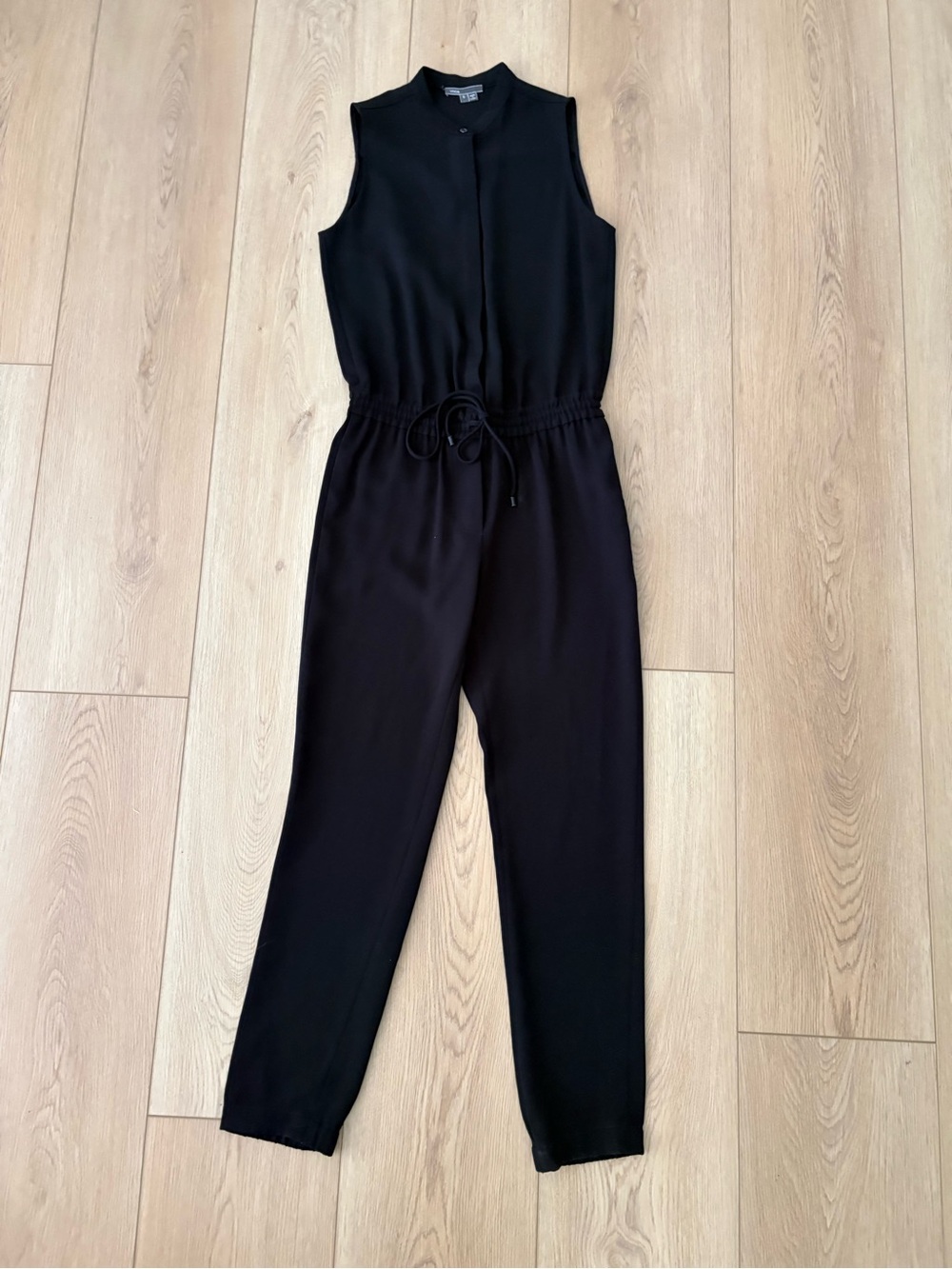 Vince Women’s Black Sleeveless Jumpsuit Size 0